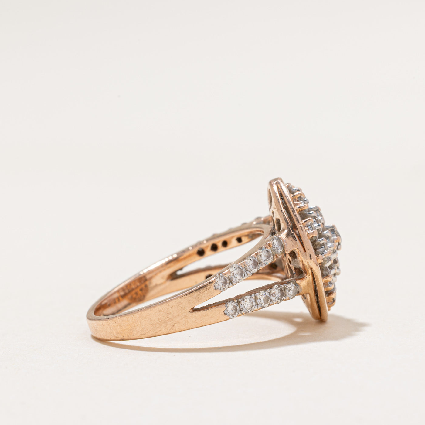Diamond Open Grid Ring | 0.65ctw | SZ 6.25