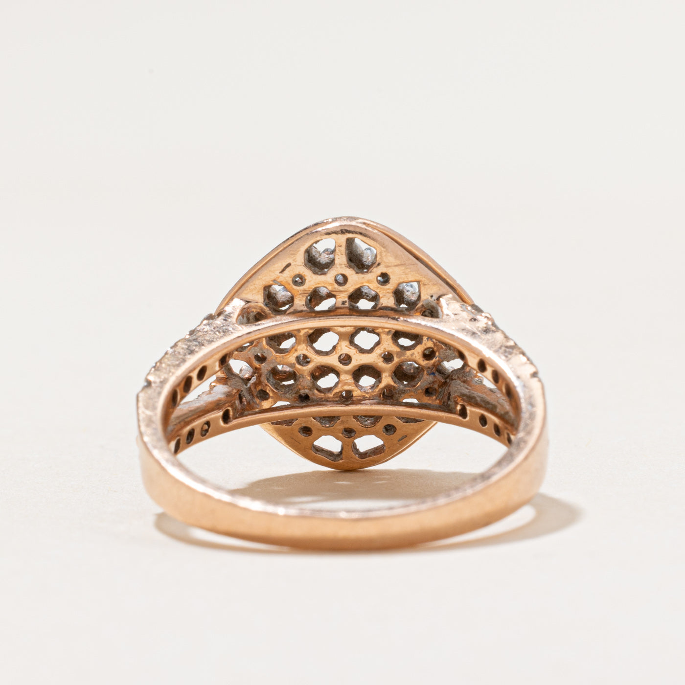 Diamond Open Grid Ring | 0.65ctw | SZ 6.25