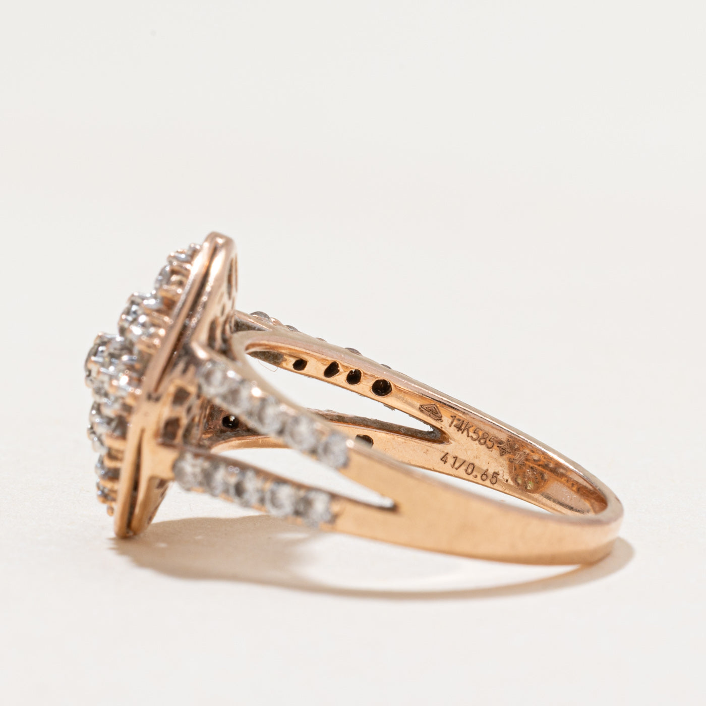 Diamond Open Grid Ring | 0.65ctw | SZ 6.25