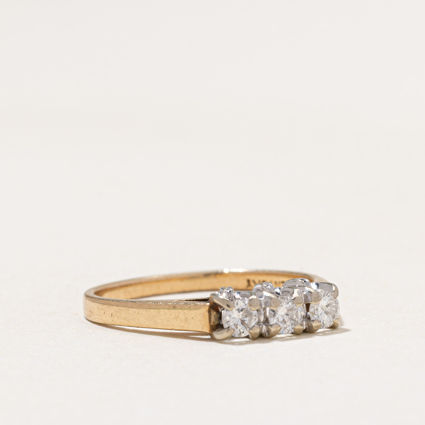 Three Stone Diamond Ring | 0.24ctw | SZ 5.75