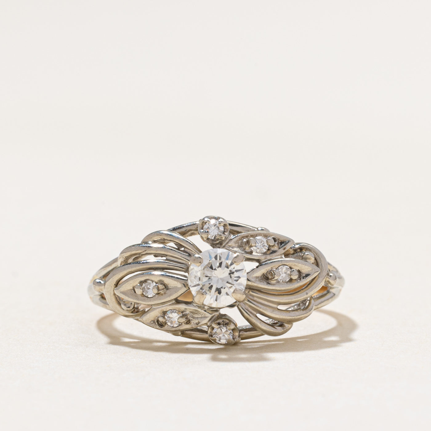 Diamond Openwork Ring | 0.33ctw | SZ 5