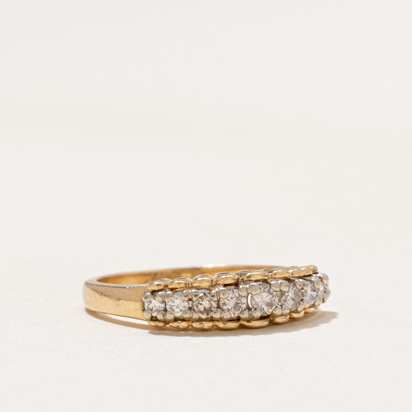 Semi Eternity Diamond Ring | 0.34ctw | SZ 4.5