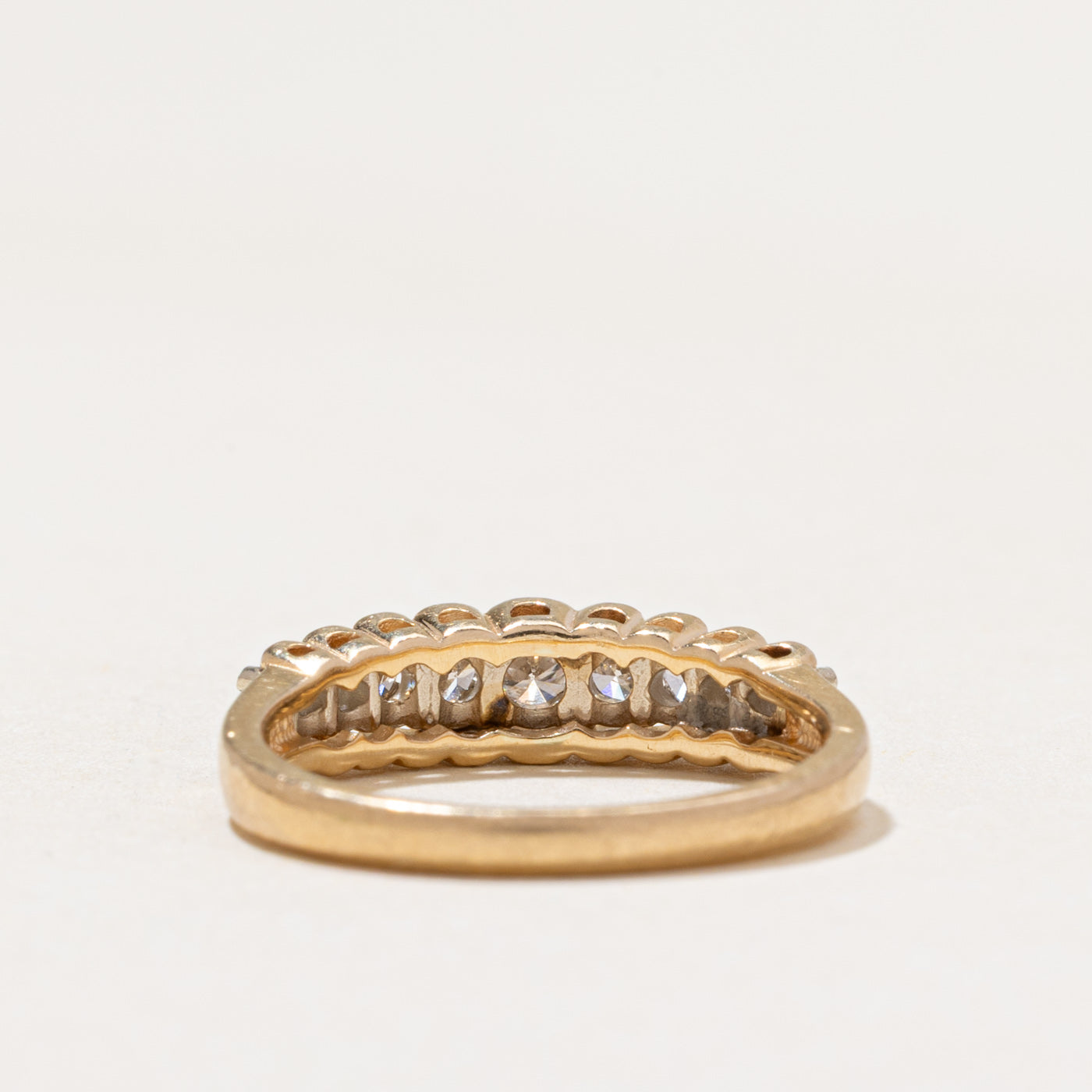 Semi Eternity Diamond Ring | 0.34ctw | SZ 4.5