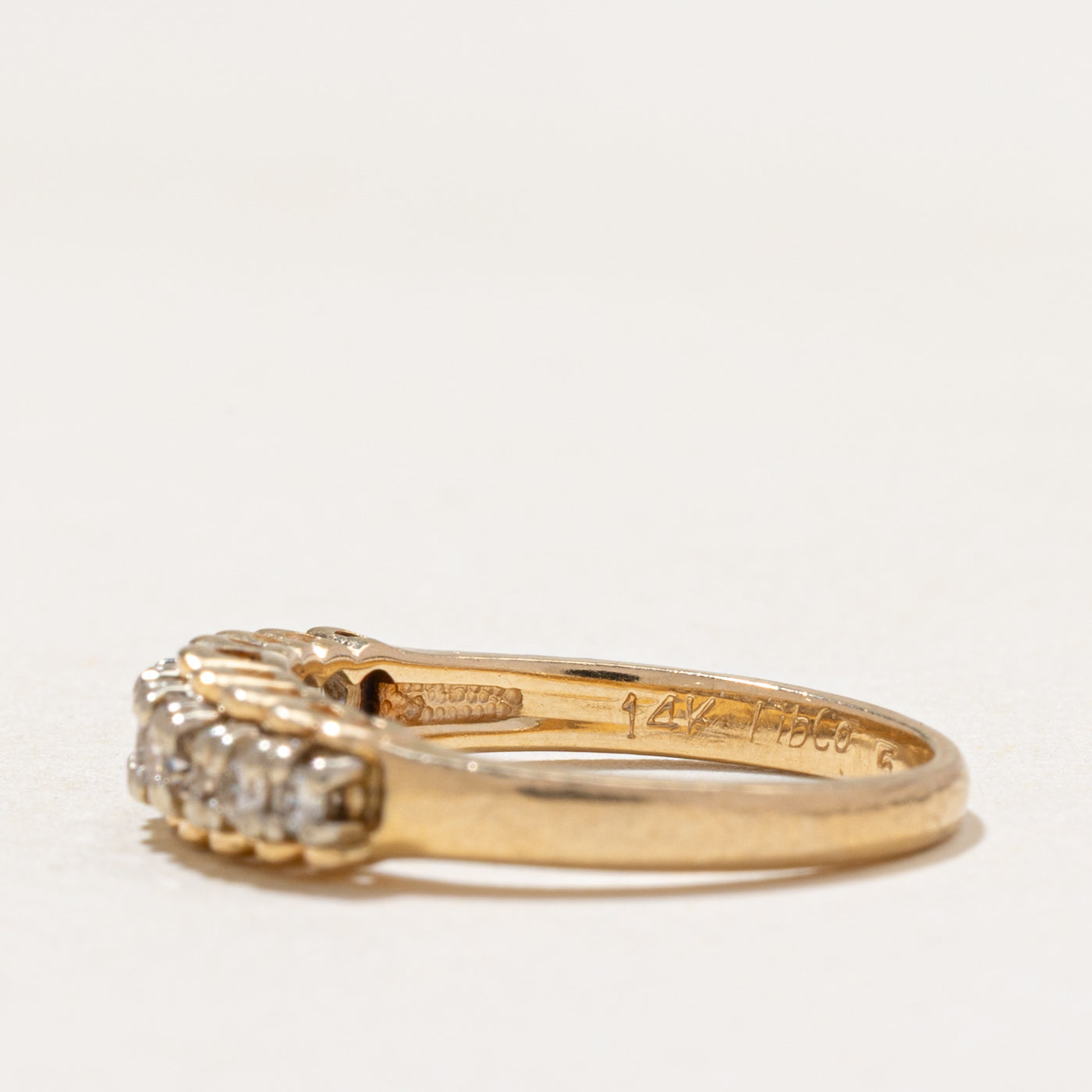 Semi Eternity Diamond Ring | 0.34ctw | SZ 4.5