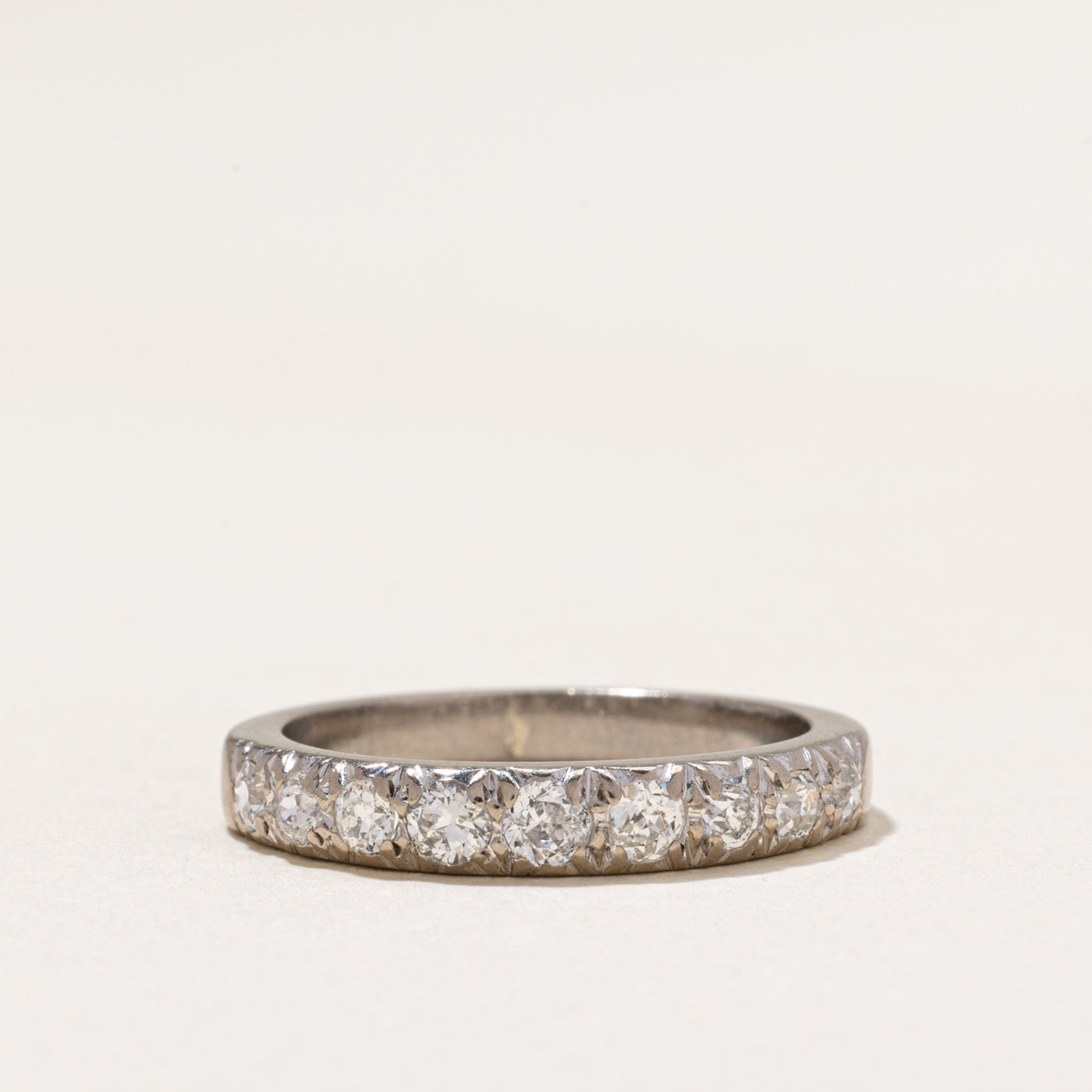 18k Semi-Eternity Diamond Band | 0.90ctw | 3.35mm | SZ 6.5
