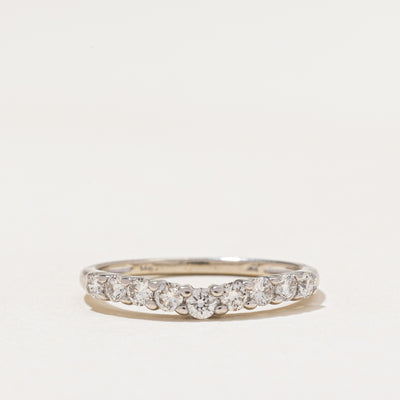 Semi Eternity Diamond Contour Ring | 0.55ctw | SZ 7