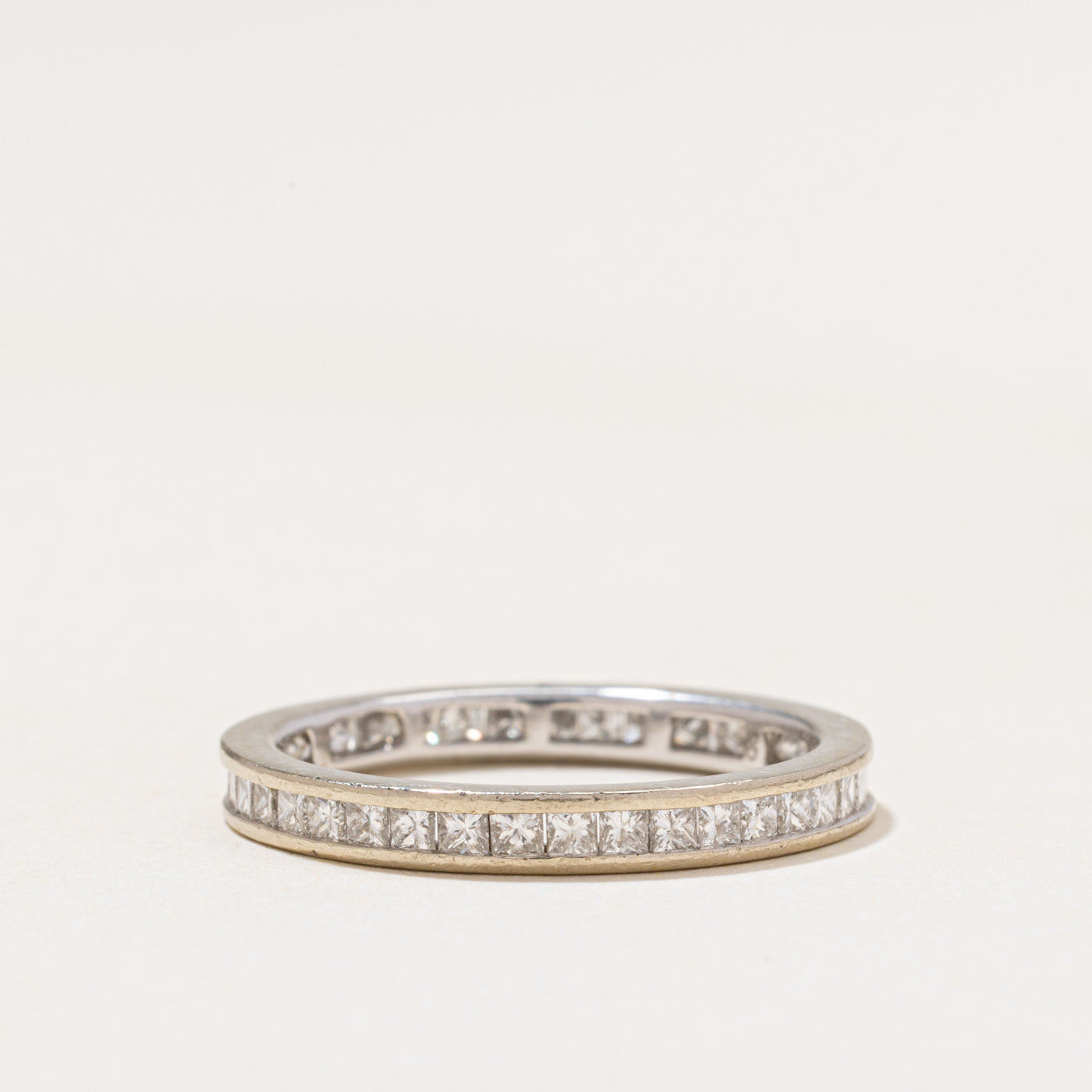 Eternity Princess Cut Diamond Band | 1.00ctw | 2.55mm | SZ 7.5
