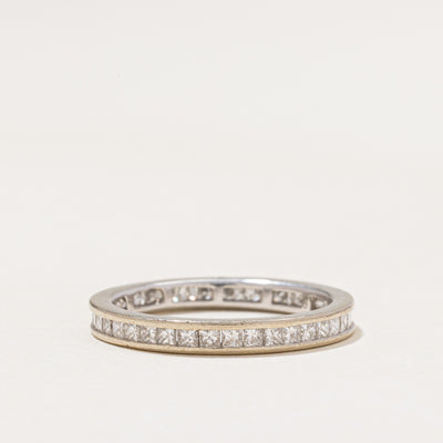 Eternity Princess Cut Diamond Band | 1.00ctw | 2.55mm | SZ 7.5