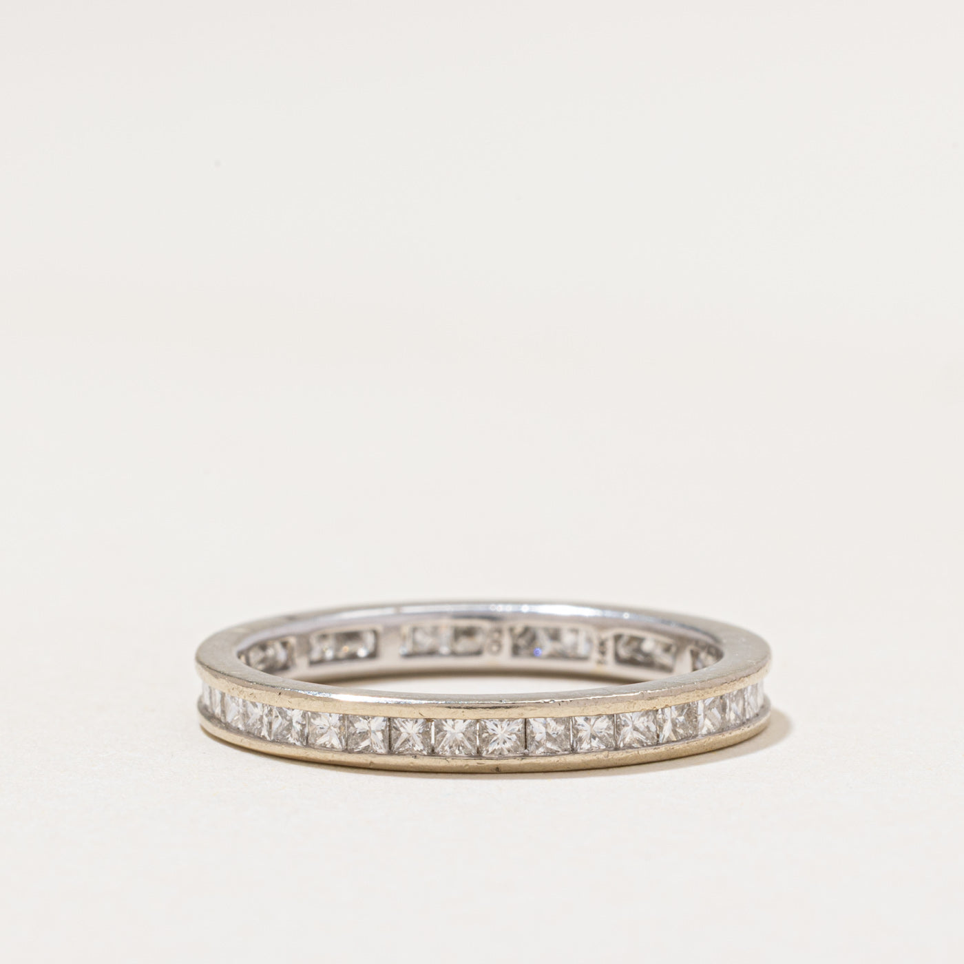 Eternity Princess Cut Diamond Band | 1.00ctw | 2.55mm | SZ 7.5