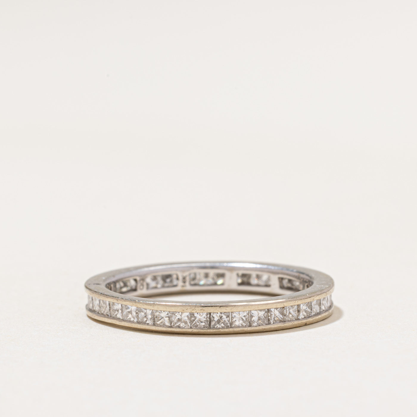 Eternity Princess Cut Diamond Band | 1.00ctw | 2.55mm | SZ 7.5