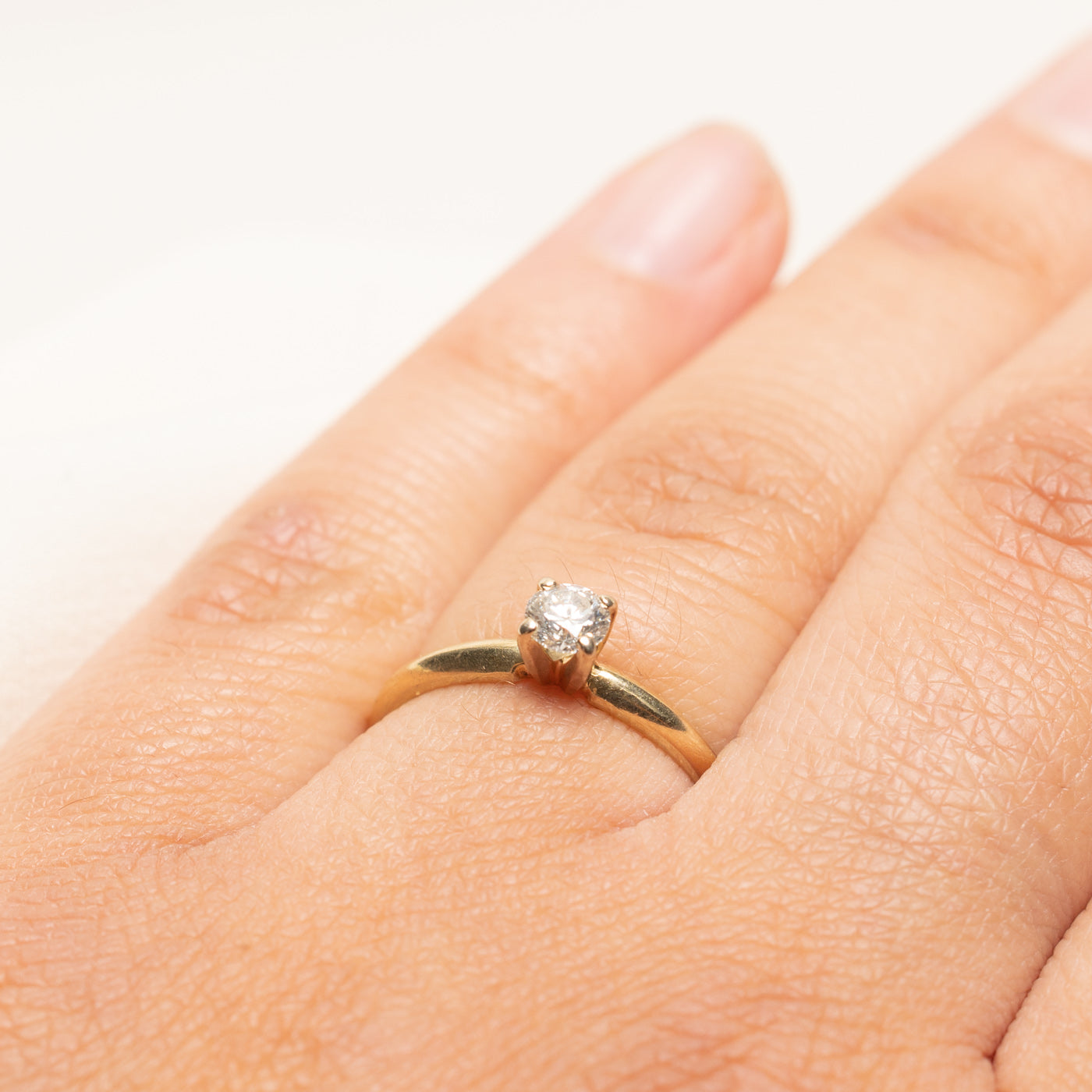 Solitaire Diamond Ring | 0.28ct | SZ 7