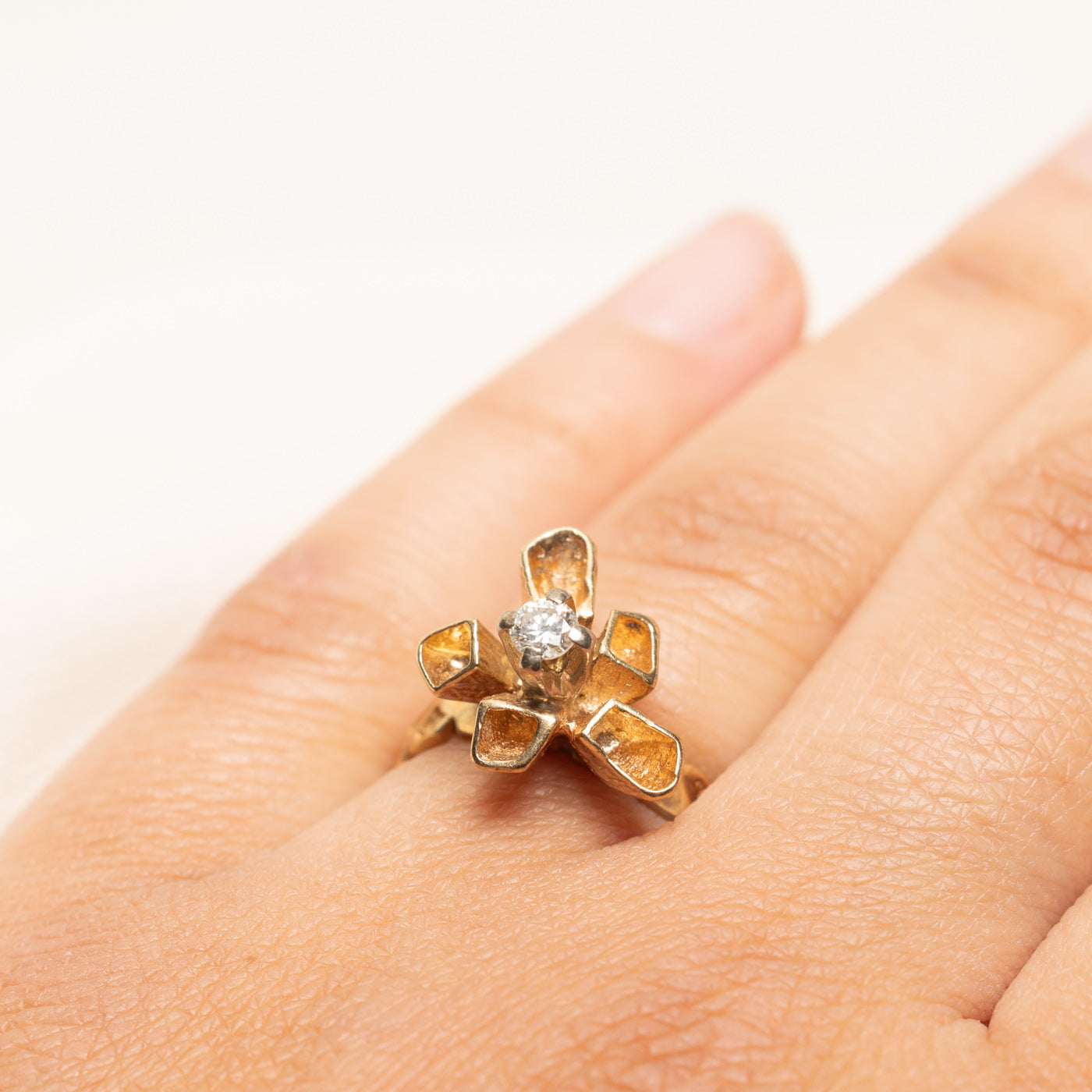 Diamond Abstract Cocktail Ring | 0.15ct | SZ 6.75