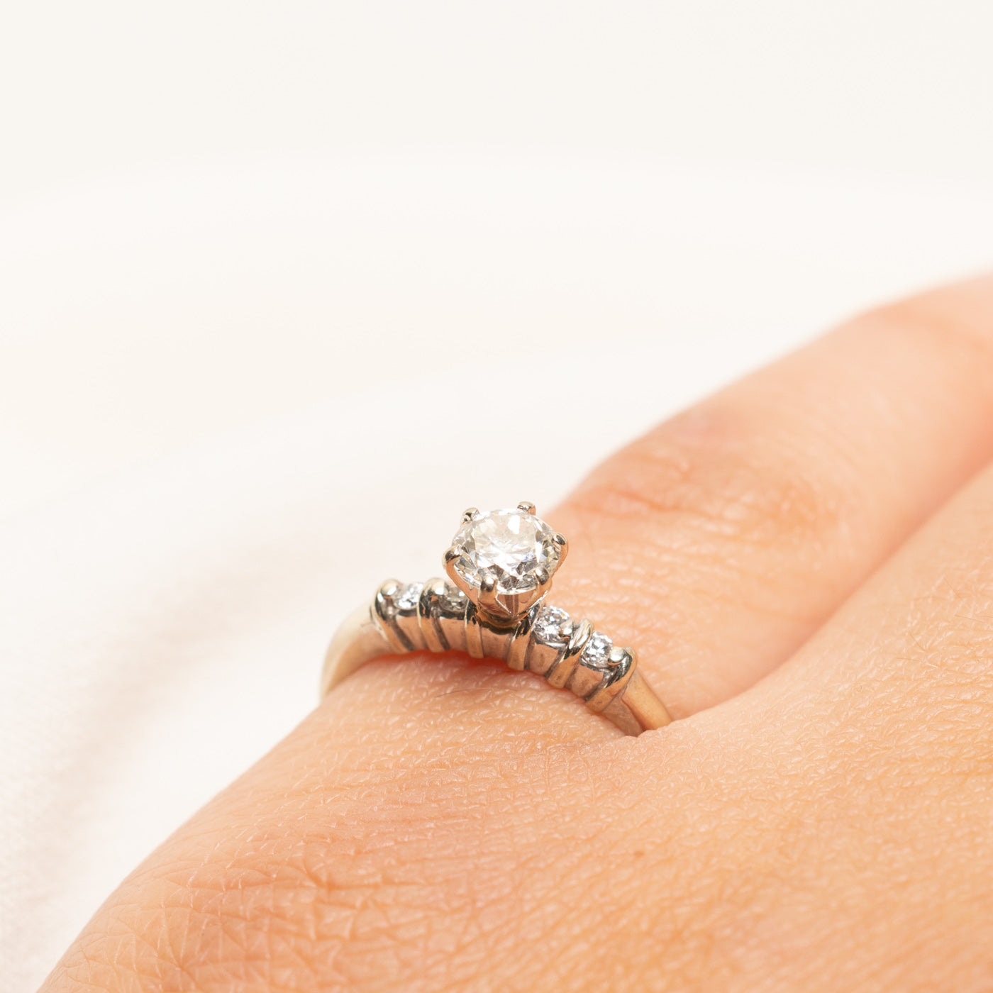 14k Diamond Engagement Ring | 0.62ctw | SZ 6