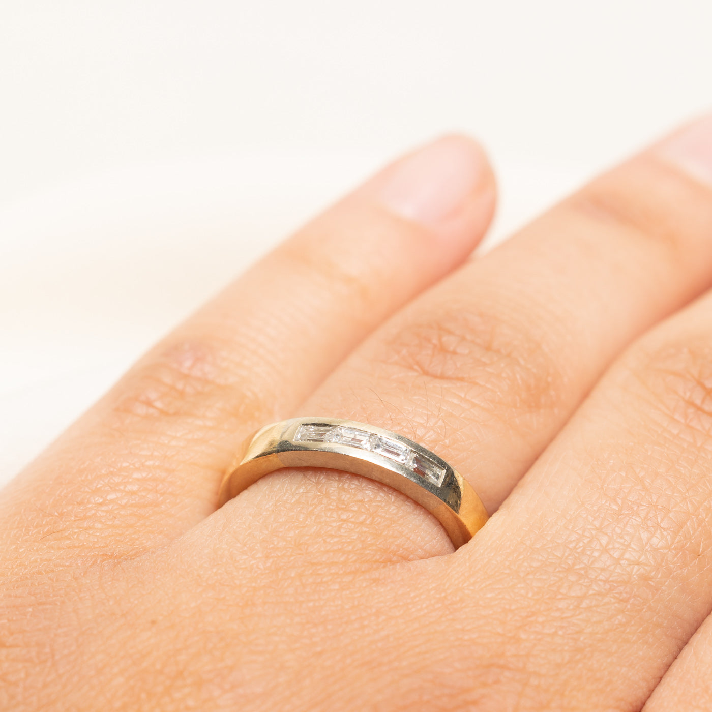 Four Stone Baguette Cut Diamond Band | 0.30ctw | SZ 7