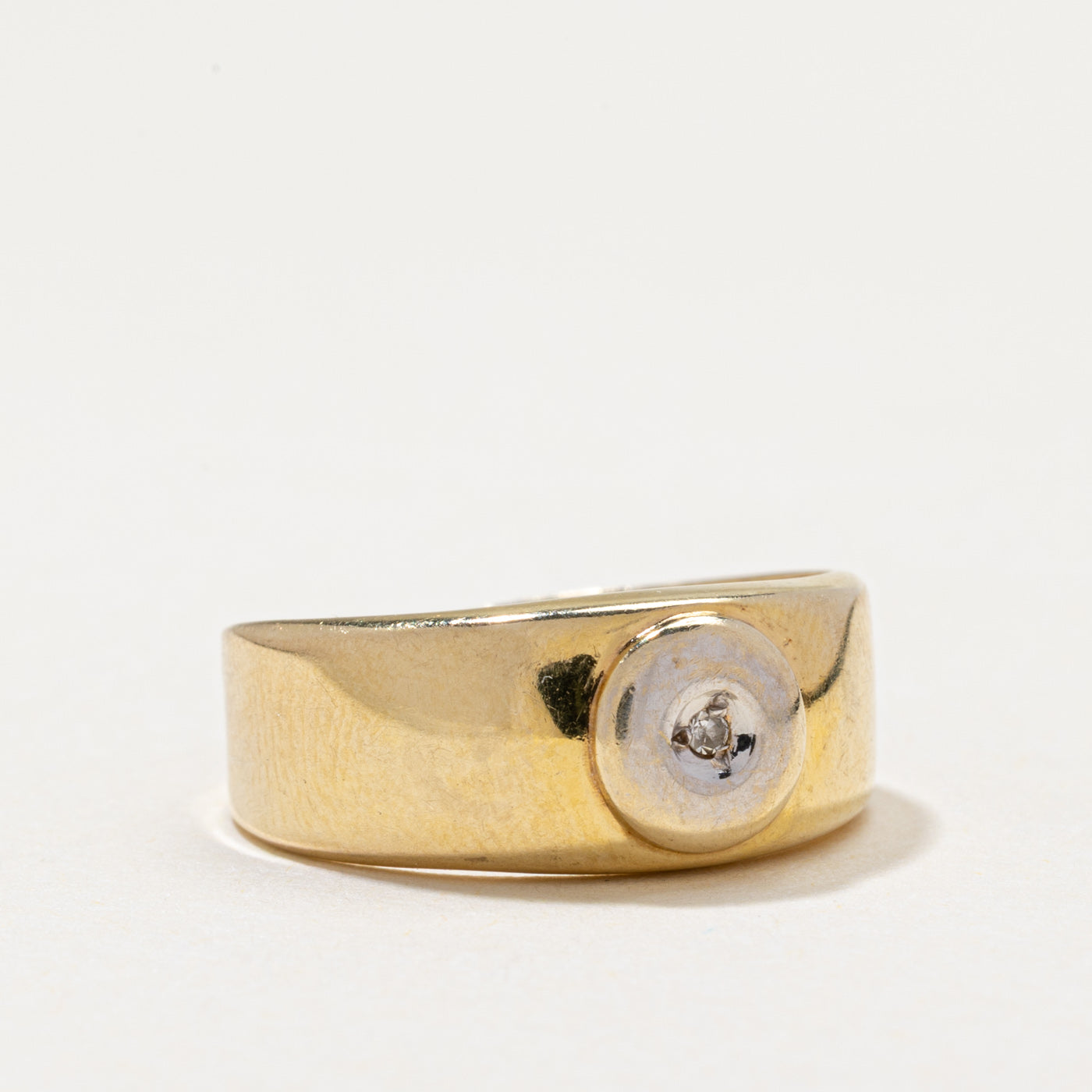 Single Stone Diamond Band | 0.01ct | SZ 6.25