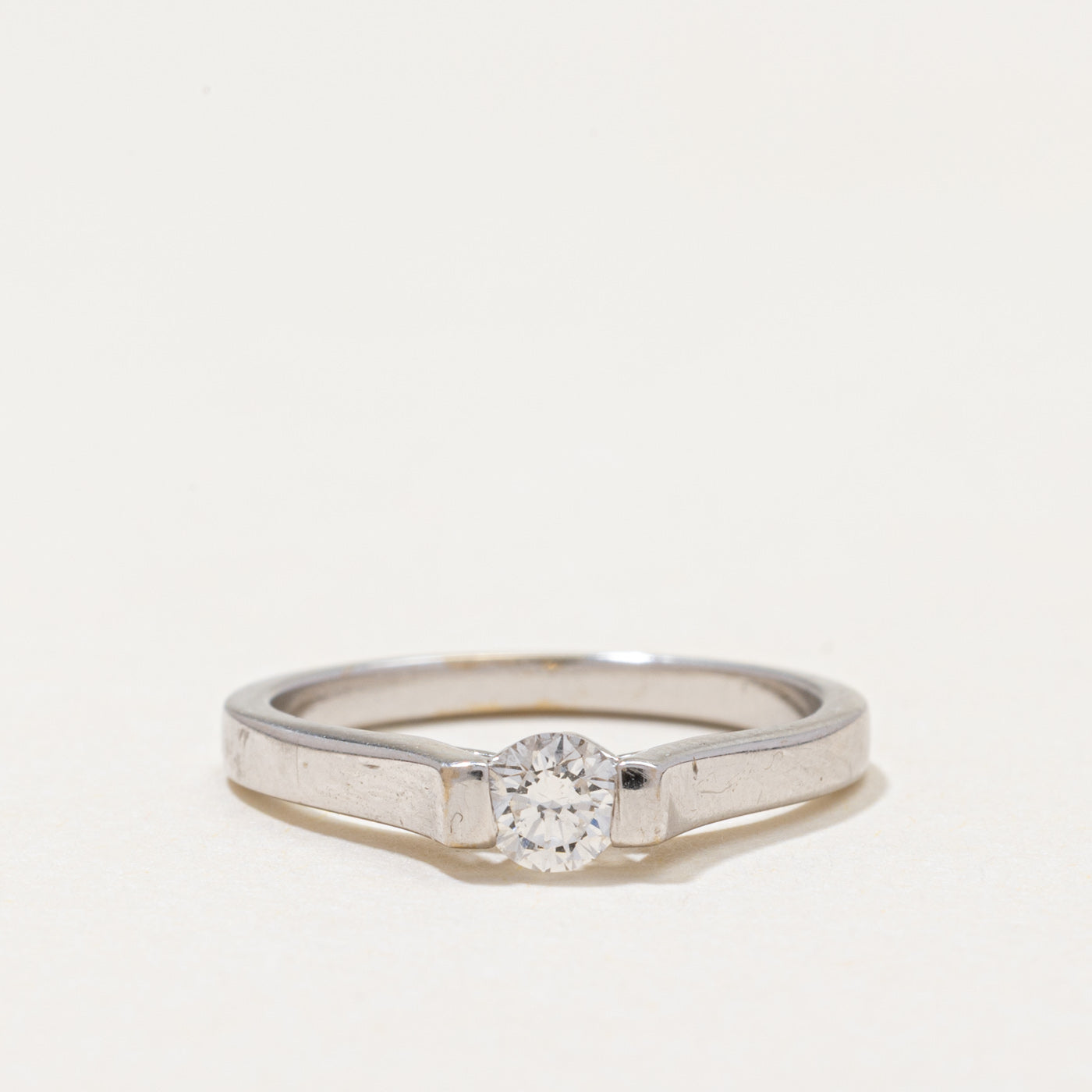 18k Solitaire Diamond Ring | 0.20ct | SZ 4.5