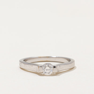 18k Solitaire Diamond Ring | 0.20ct | SZ 4.5