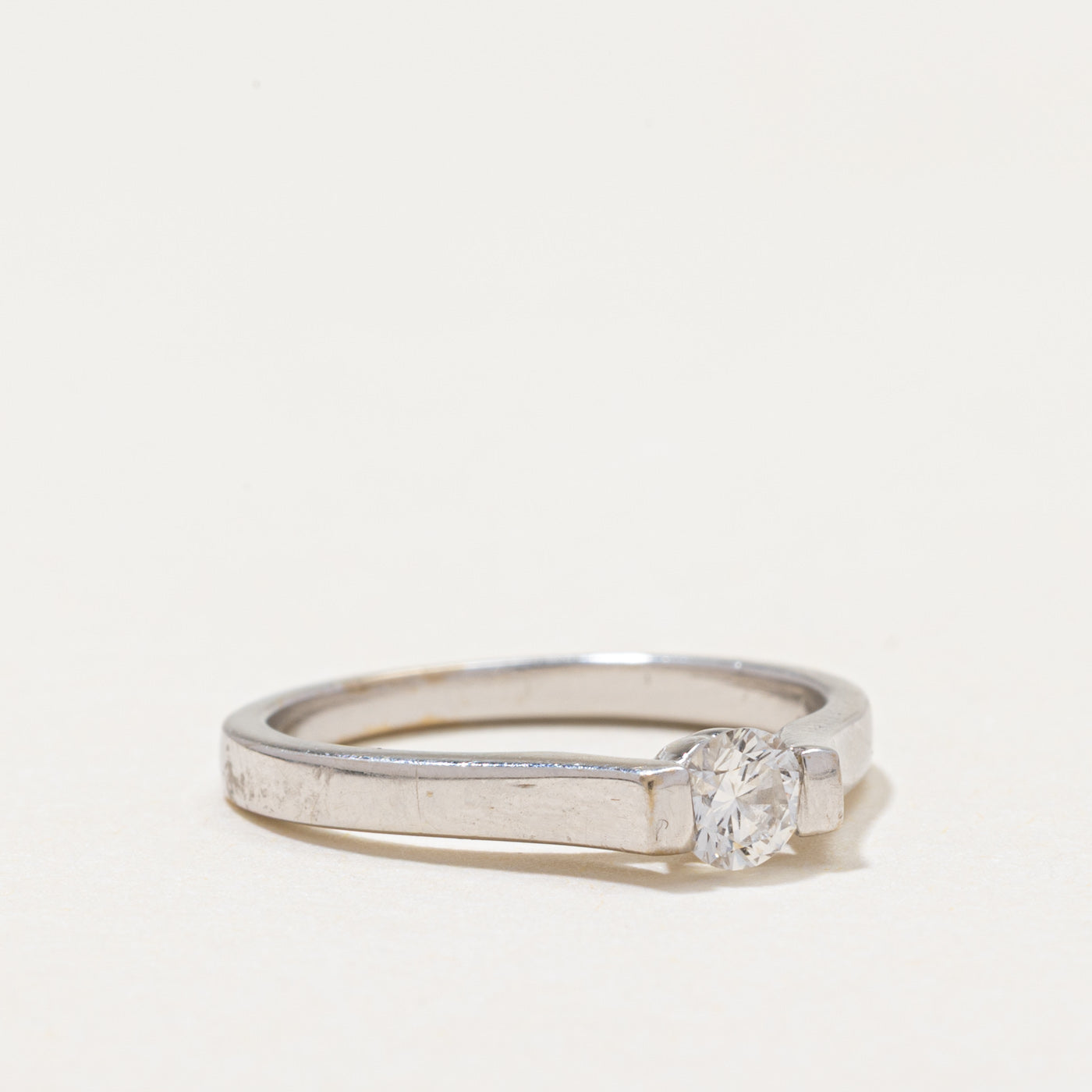 18k Solitaire Diamond Ring | 0.20ct | SZ 4.5