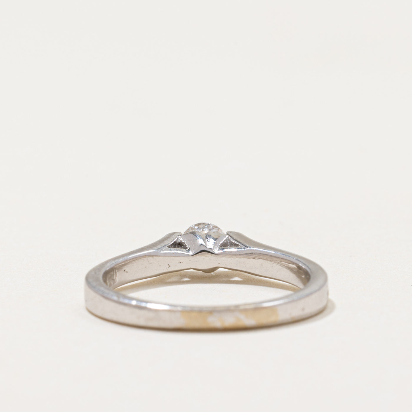 18k Solitaire Diamond Ring | 0.20ct | SZ 4.5