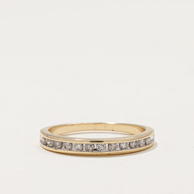 Channel Set Semi Eternity Diamond Band | 0.24ctw | SZ 7.25