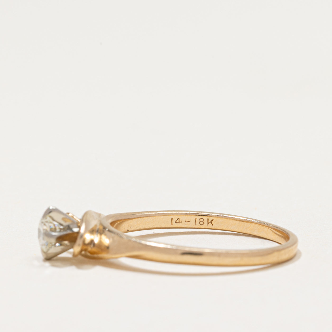 Solitaire Diamond Ring | 0.18ct | SZ 7.25