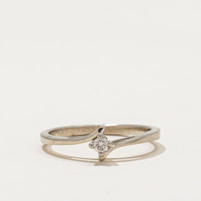 14k Diamond Bypass Ring | 0.05ct | SZ 5