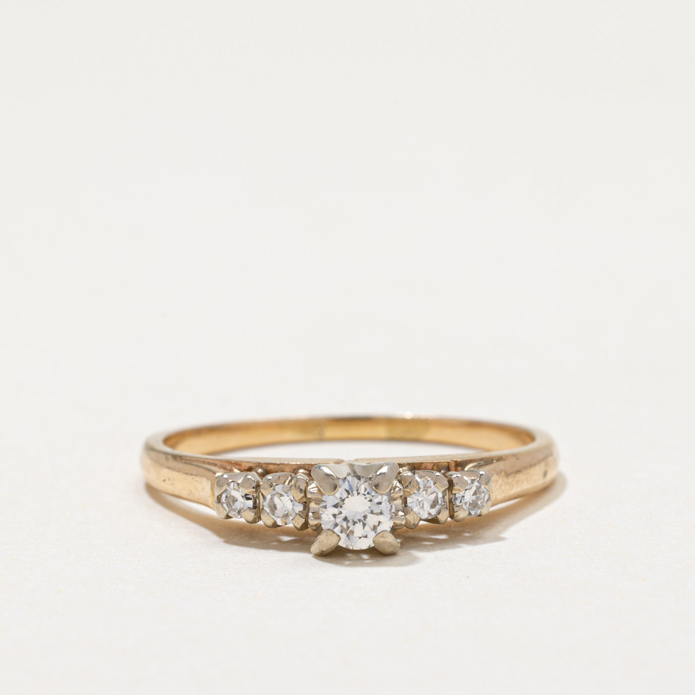 'Birks J.F' Five Stone Diamond Ring | 0.21ctw | SZ 6.5