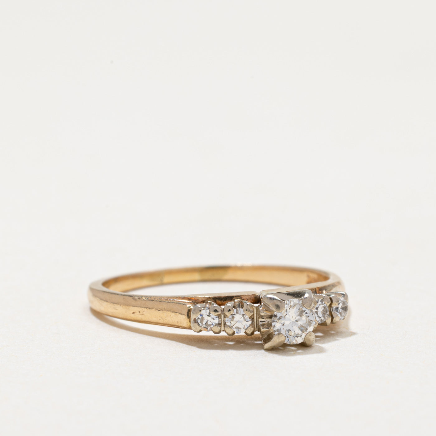 'Birks J.F' Five Stone Diamond Ring | 0.21ctw | SZ 6.5