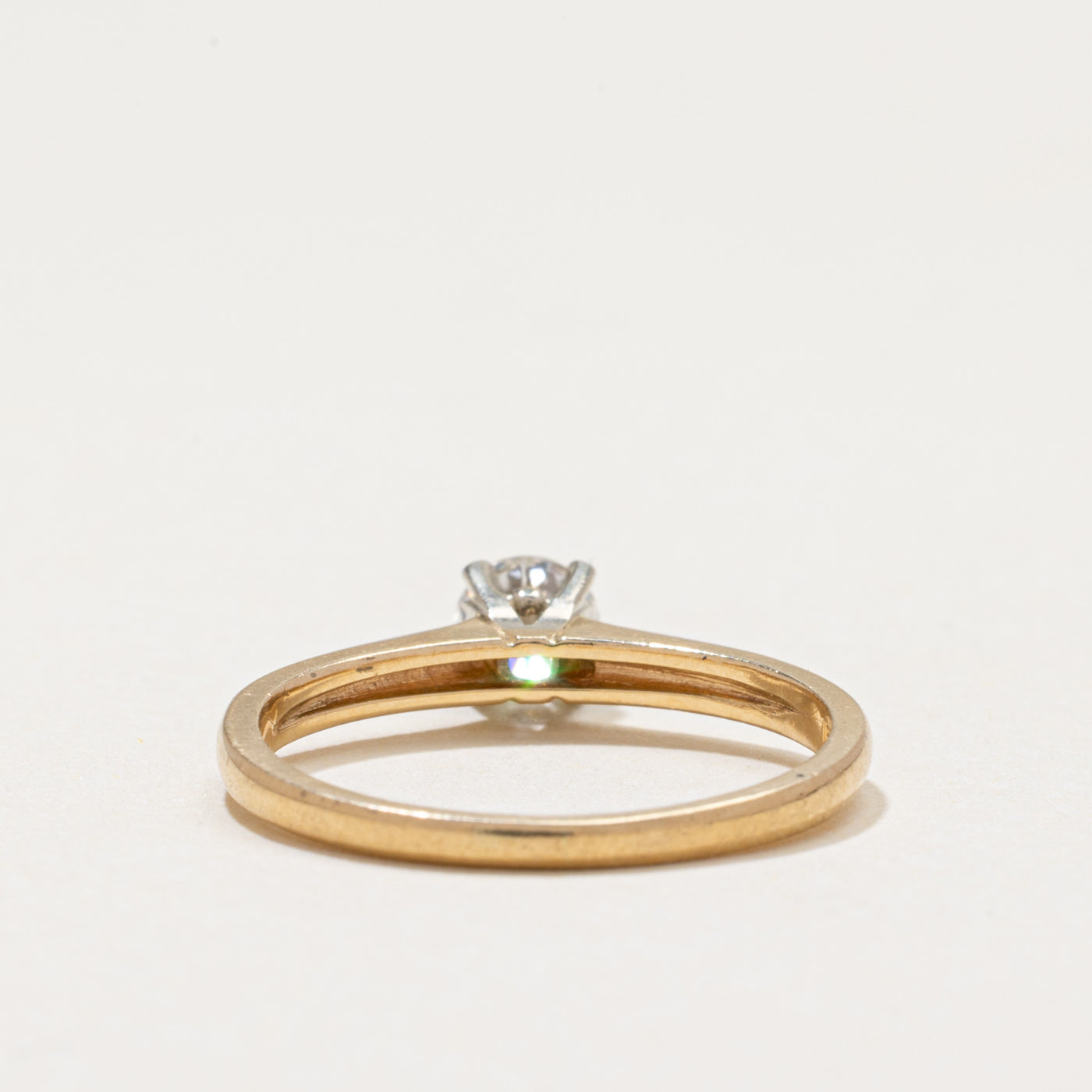 'Birks' Solitaire Diamond Textured Ring | 0.30ct | SZ 4.75
