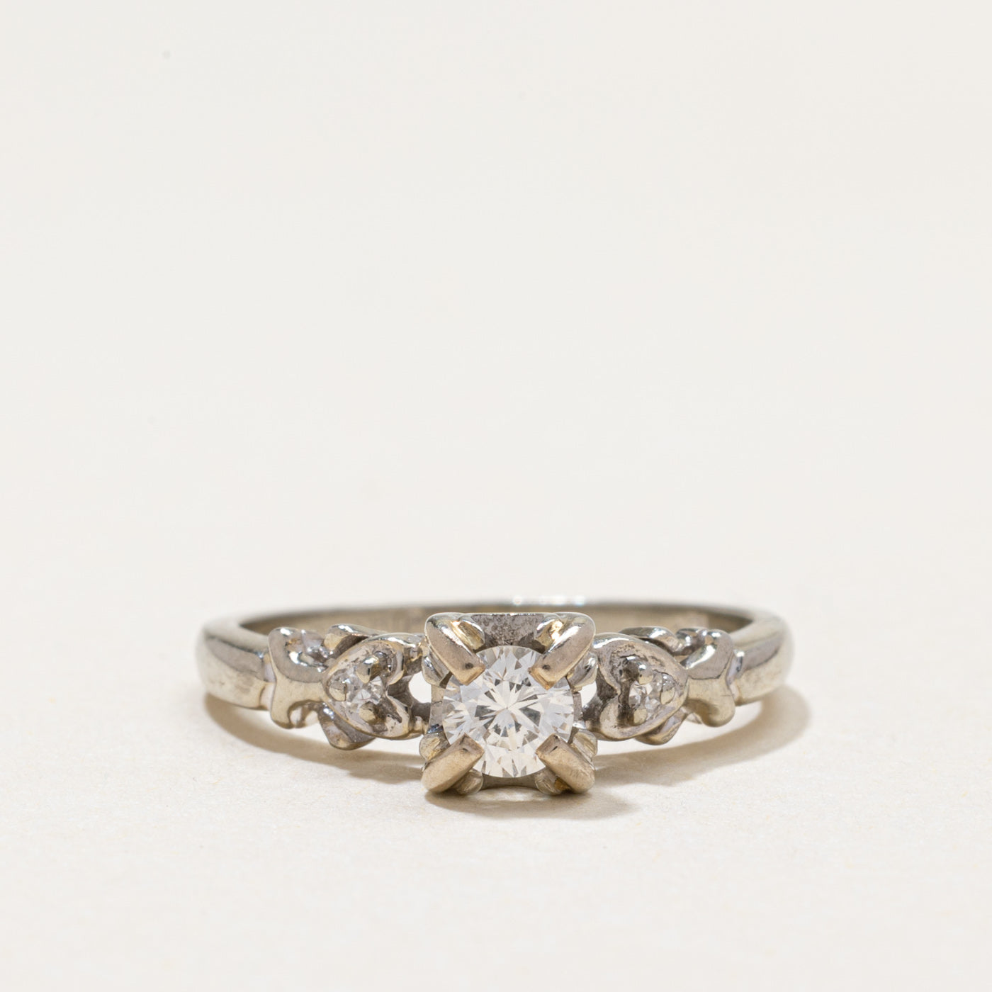 High Set Three Stone Diamond Ring | 0.25ctw | SZ 5
