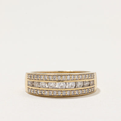 Multi Row Diamond Ring | 0.32ctw | SZ 6
