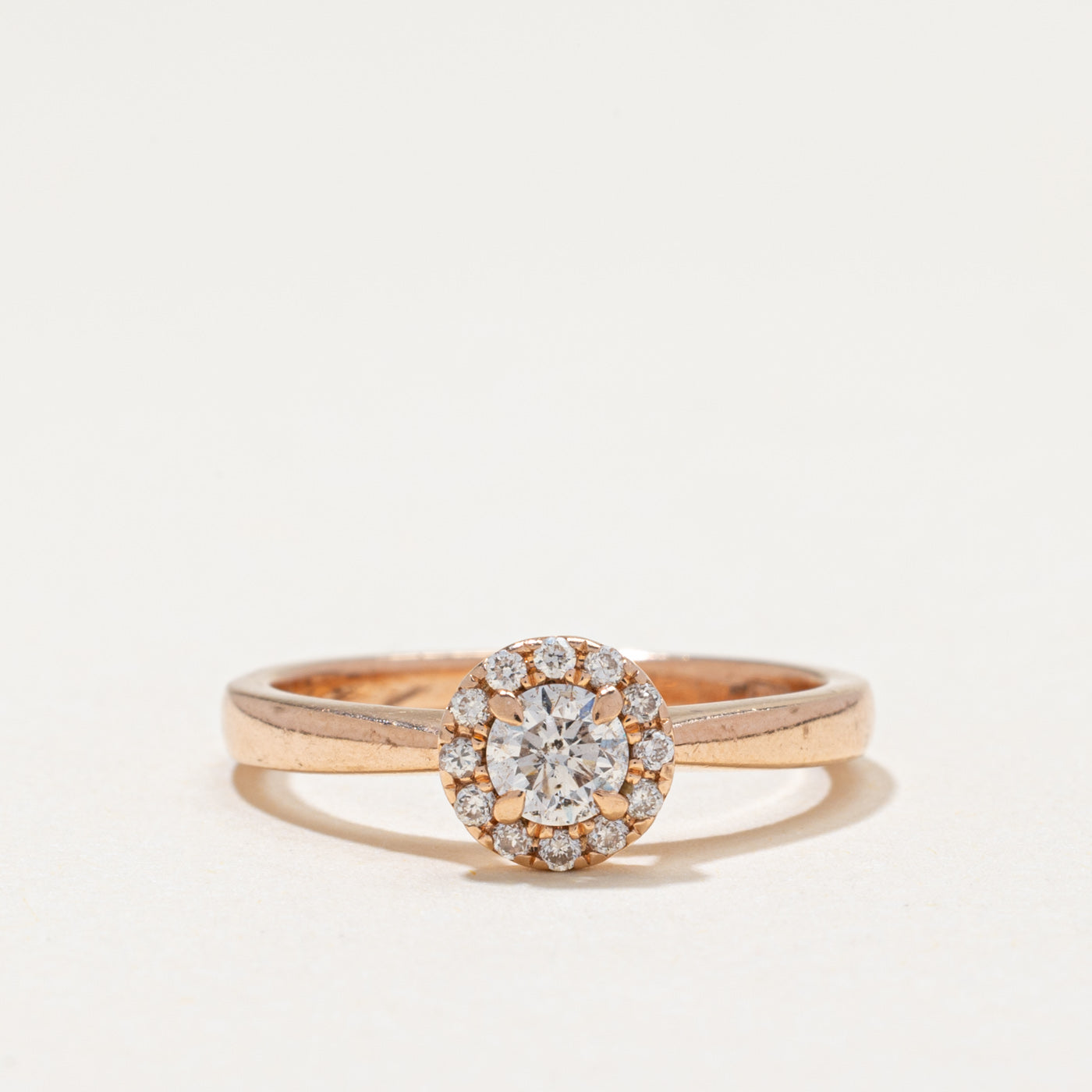 Diamond Halo Ring | 0.33ctw | SZ 5.5