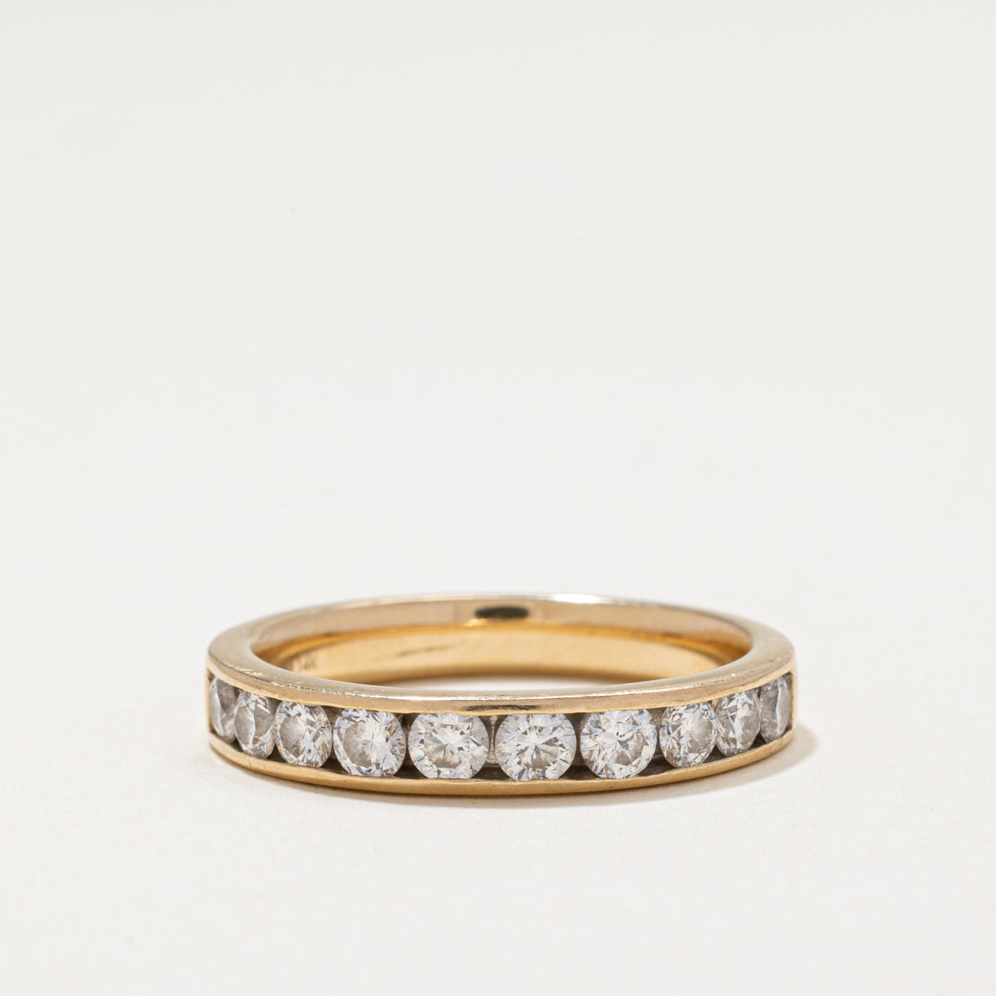 Channel Set Semi Eternity Diamond Band | 1.00ctw | SZ 9.5
