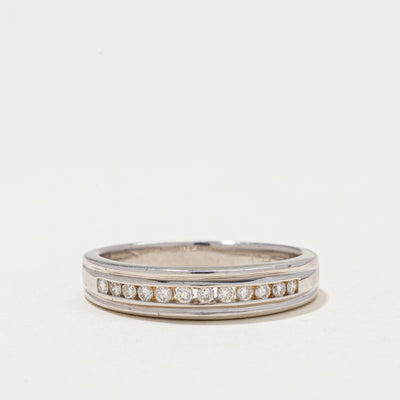 14k Channel Set Diamond Ring | 0.14ctw | SZ 7.25