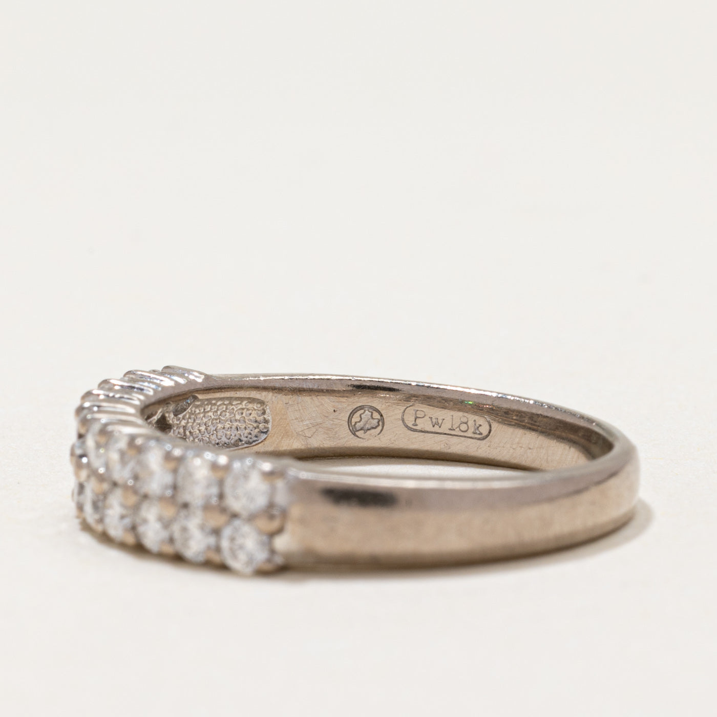 Double Row Semi Eternity Diamond Ring | 0.60ctw | SZ 7.25