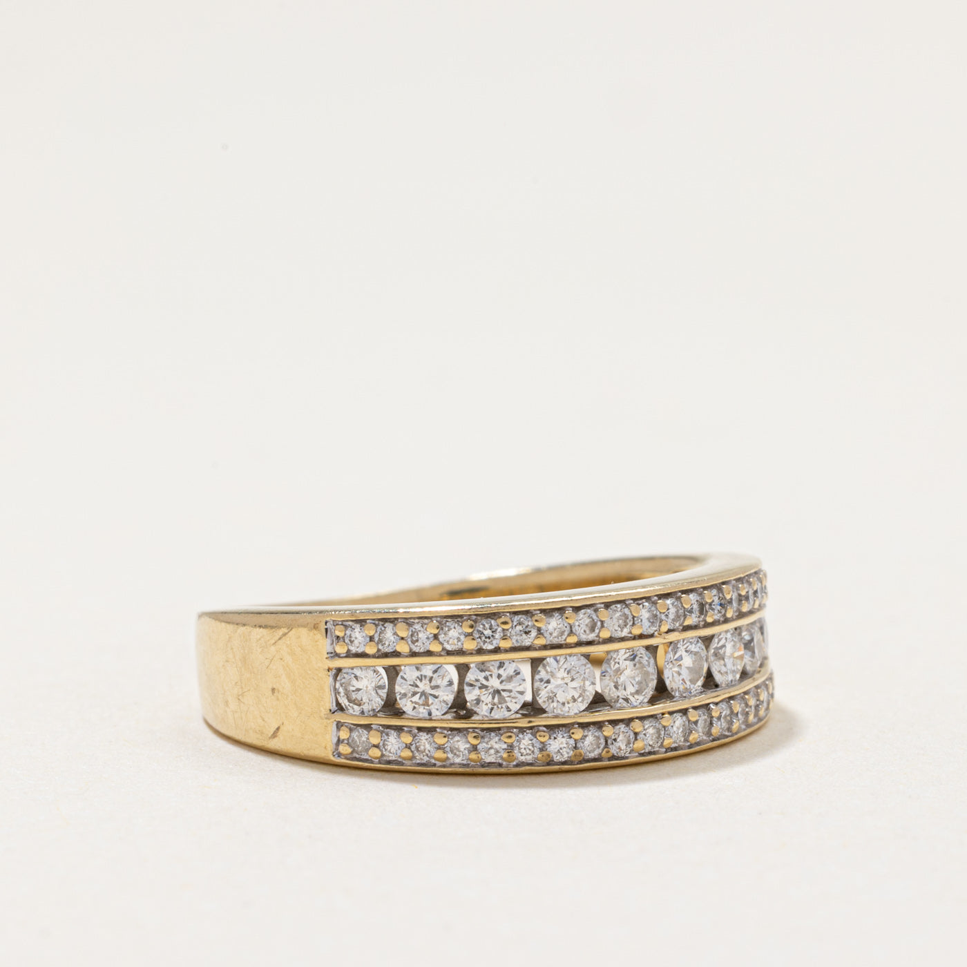 Multi Row Diamond Band | 0.53ctw | SZ 7