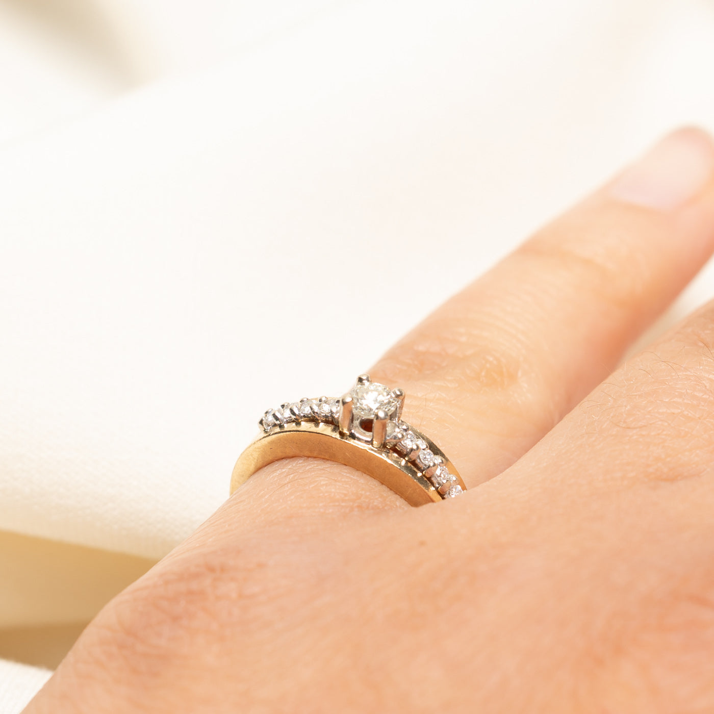 14k Diamond Accented Ring | 0.29ctw | SZ 5.5