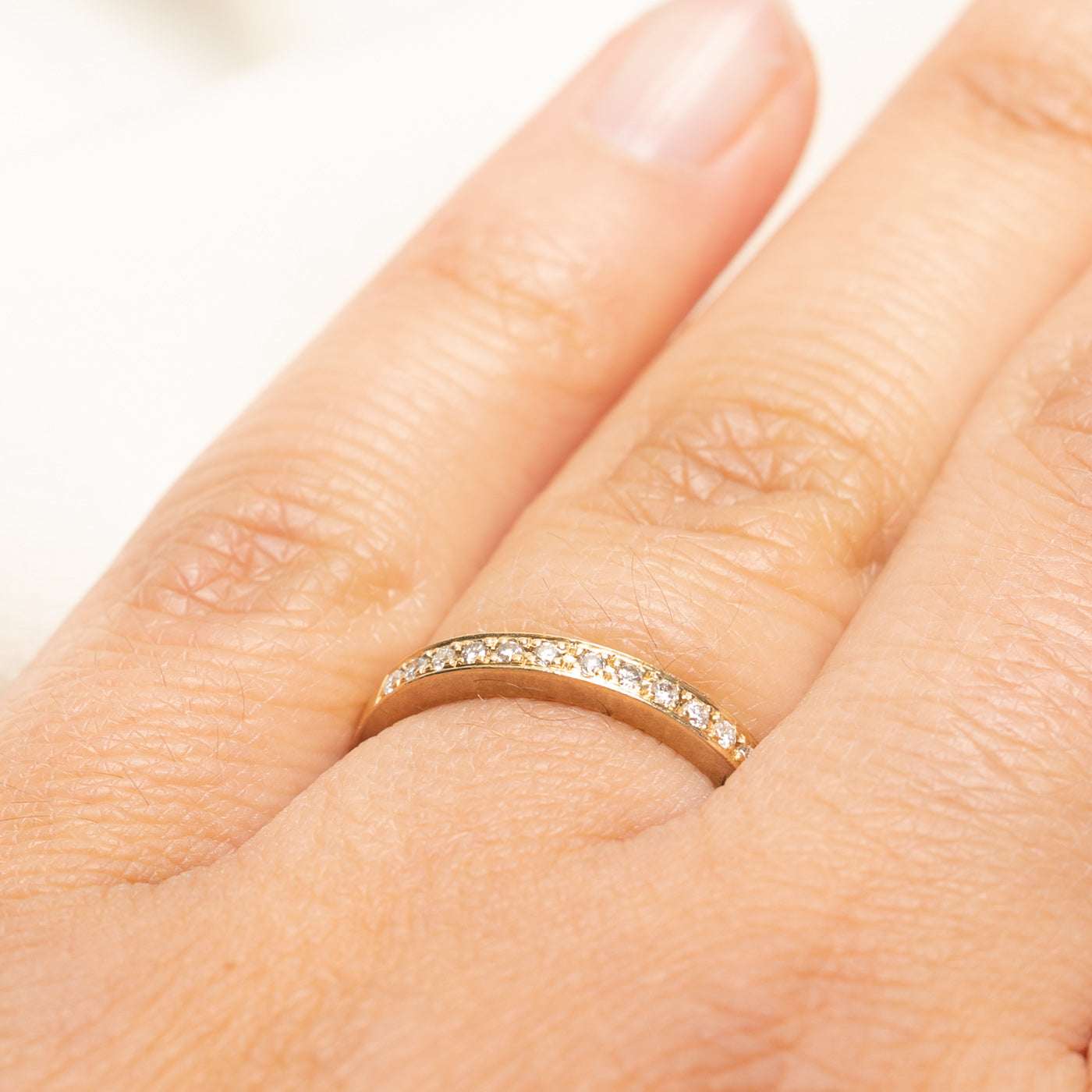 Semi Eternity Diamond Band | 0.11ctw | 2.25mm | SZ 6.5