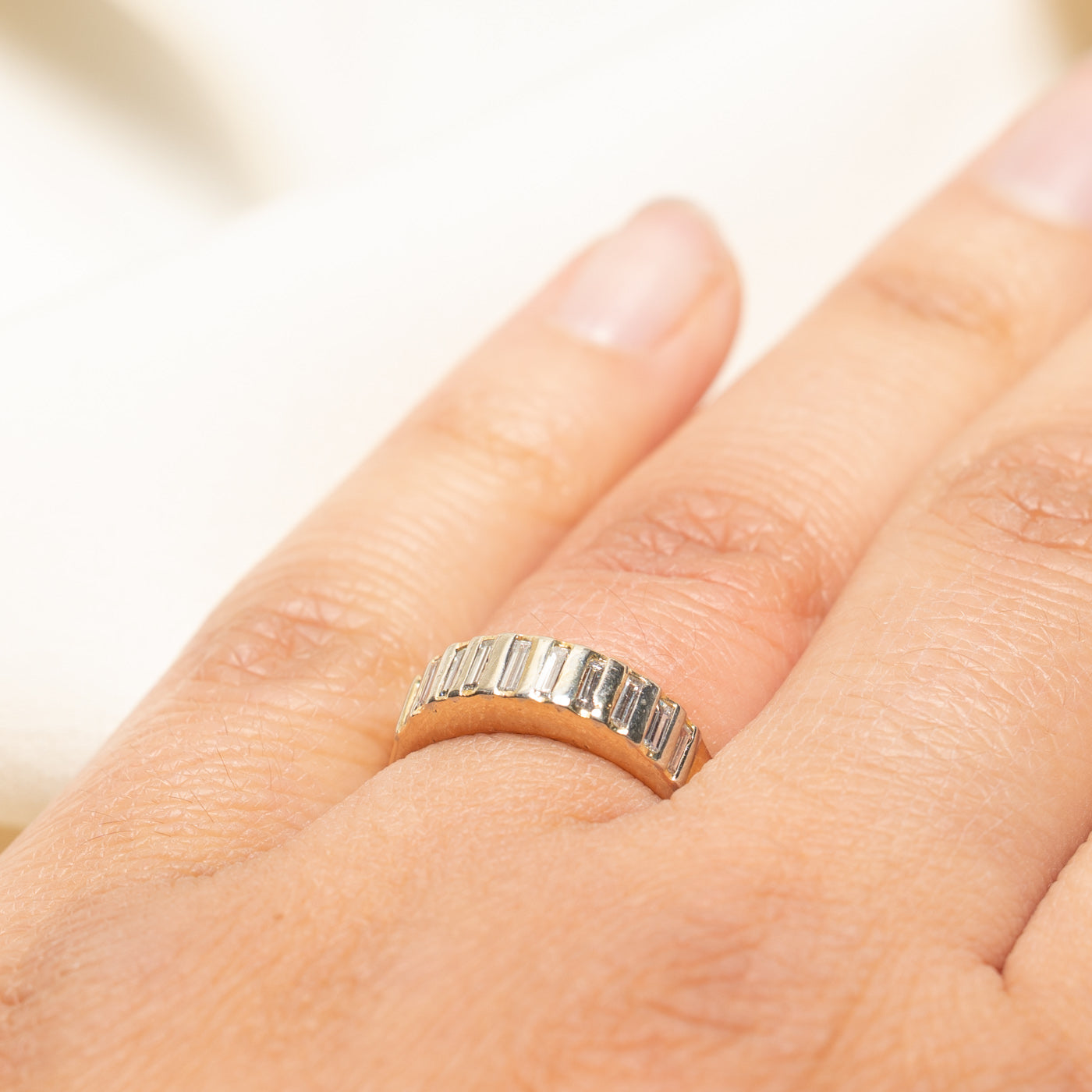 14k Baguette Cut Diamond Ring | 0.30ctw | SZ 6.5