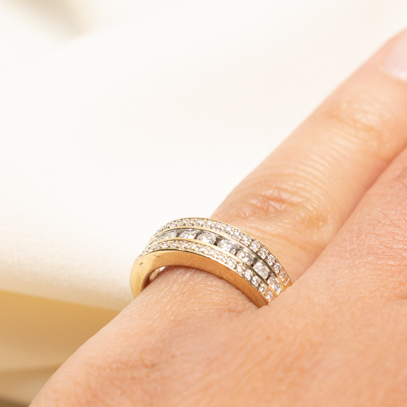 Multi Row Diamond Ring | 0.32ctw | SZ 6
