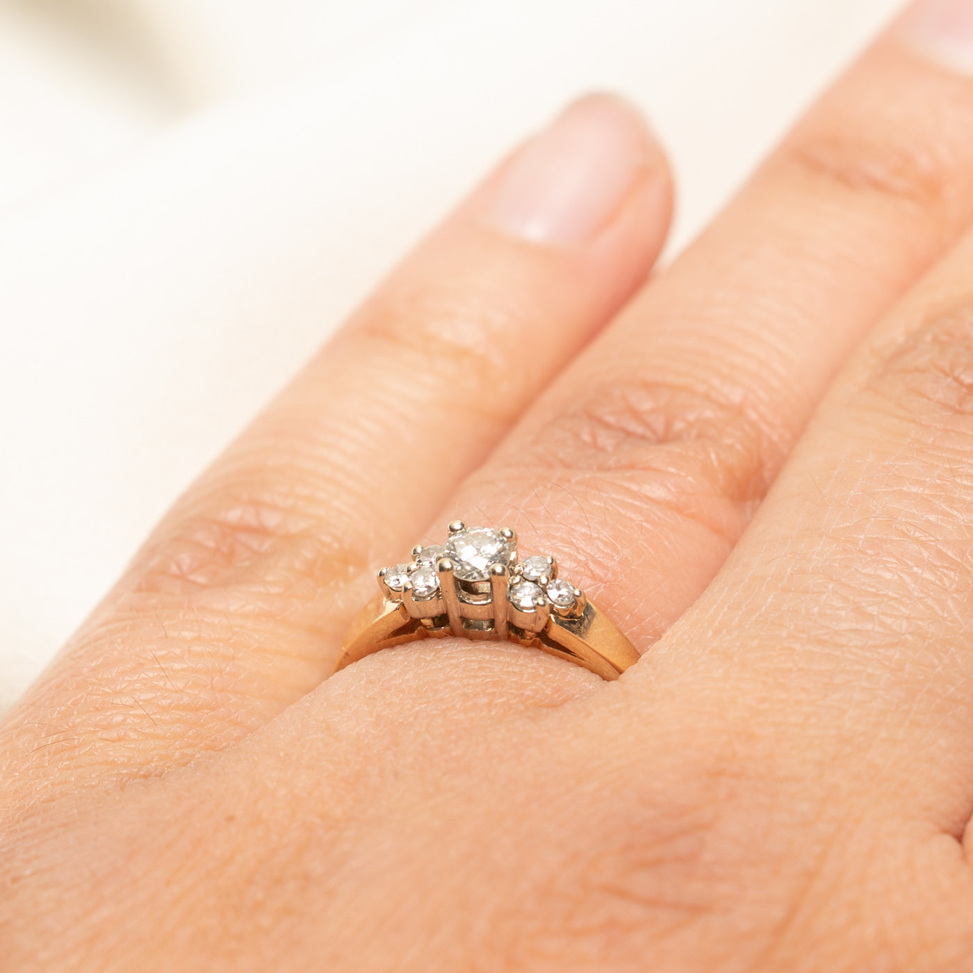 Yellow Gold Diamond Ring | 0.26ctw | SZ 6.25
