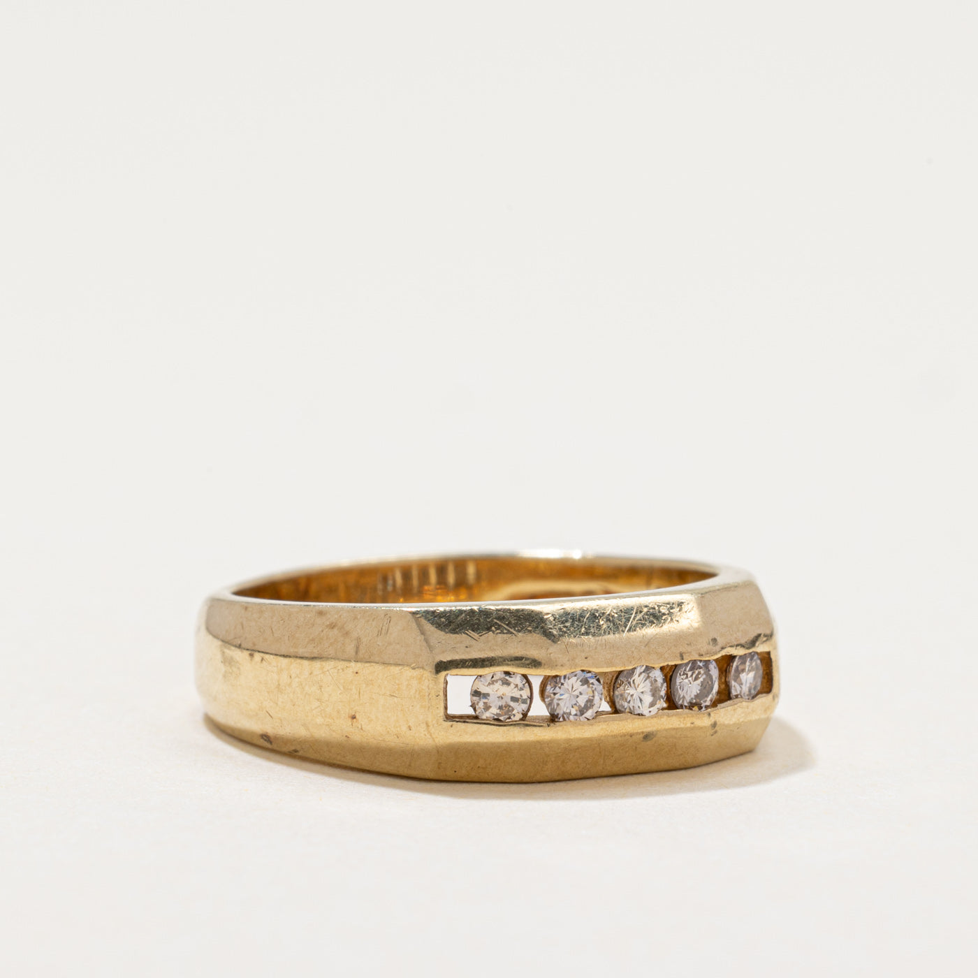 Five Stone Channel Set Diamond Ring | 0.18ctw | SZ 6.75