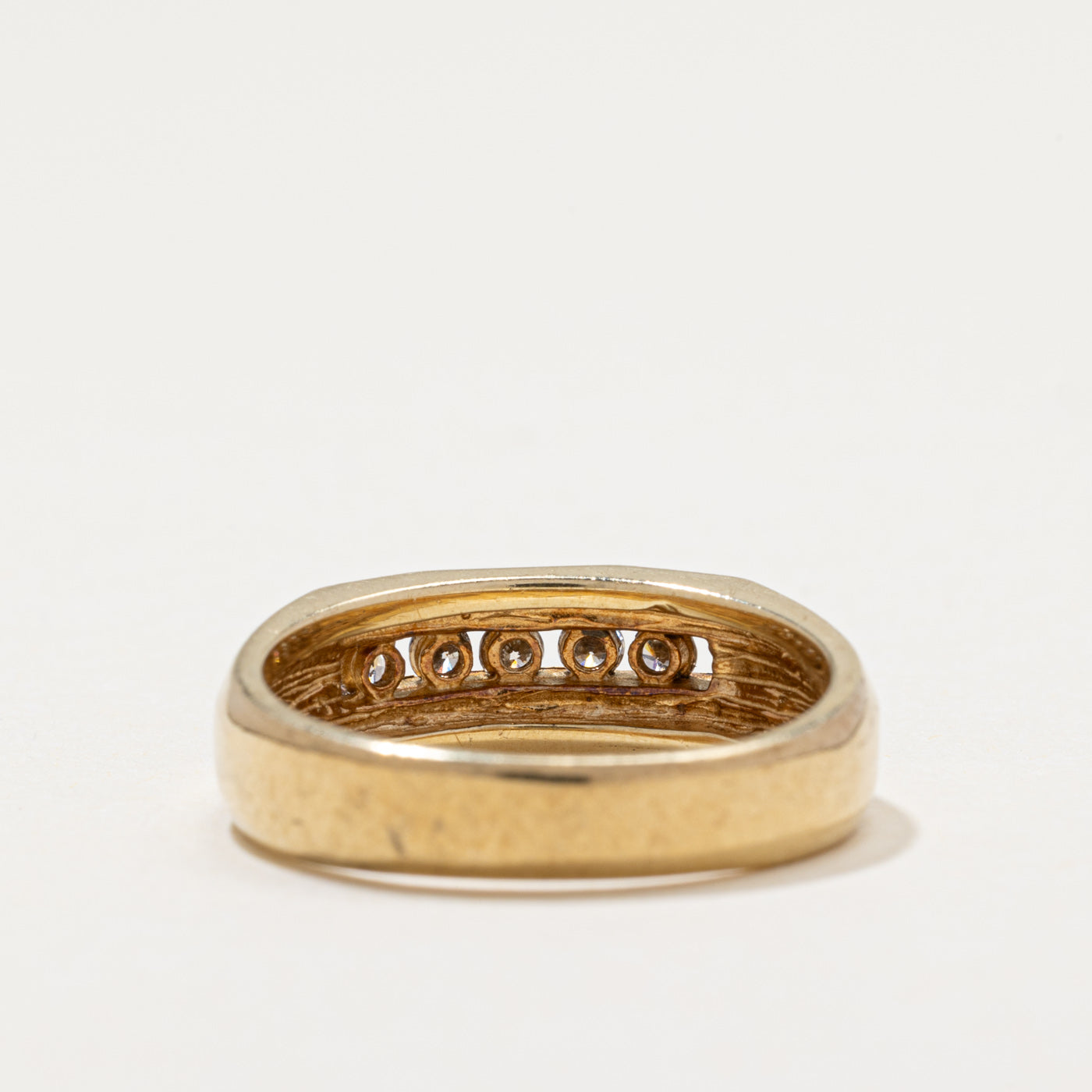 Five Stone Channel Set Diamond Ring | 0.18ctw | SZ 6.75