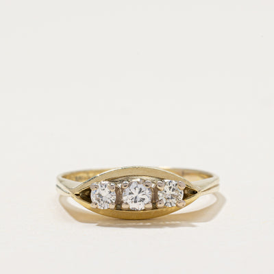 Three Stone Diamond Ring | 0.35ctw | SZ 8