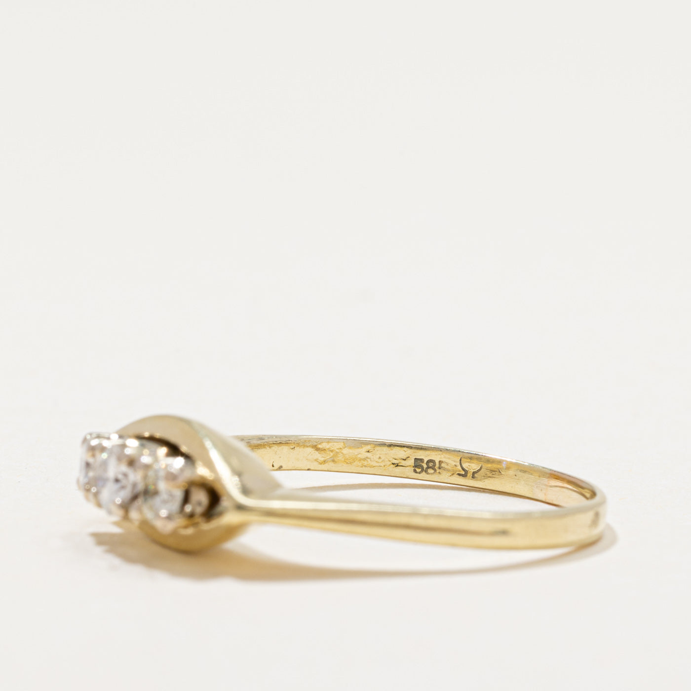Three Stone Diamond Ring | 0.35ctw | SZ 8