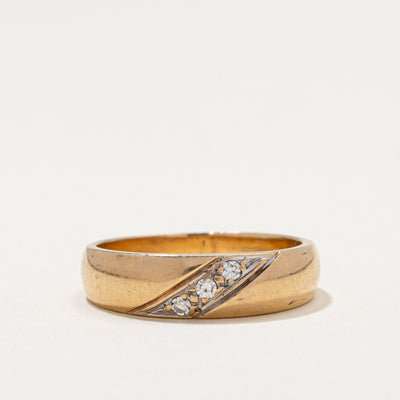 Diagonal Diamond Band | 0.06ctw | SZ 8