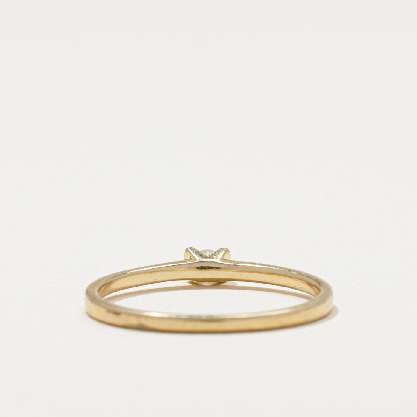 Tension Set Diamond Petite Ring | 0.07ct | SZ 7.5