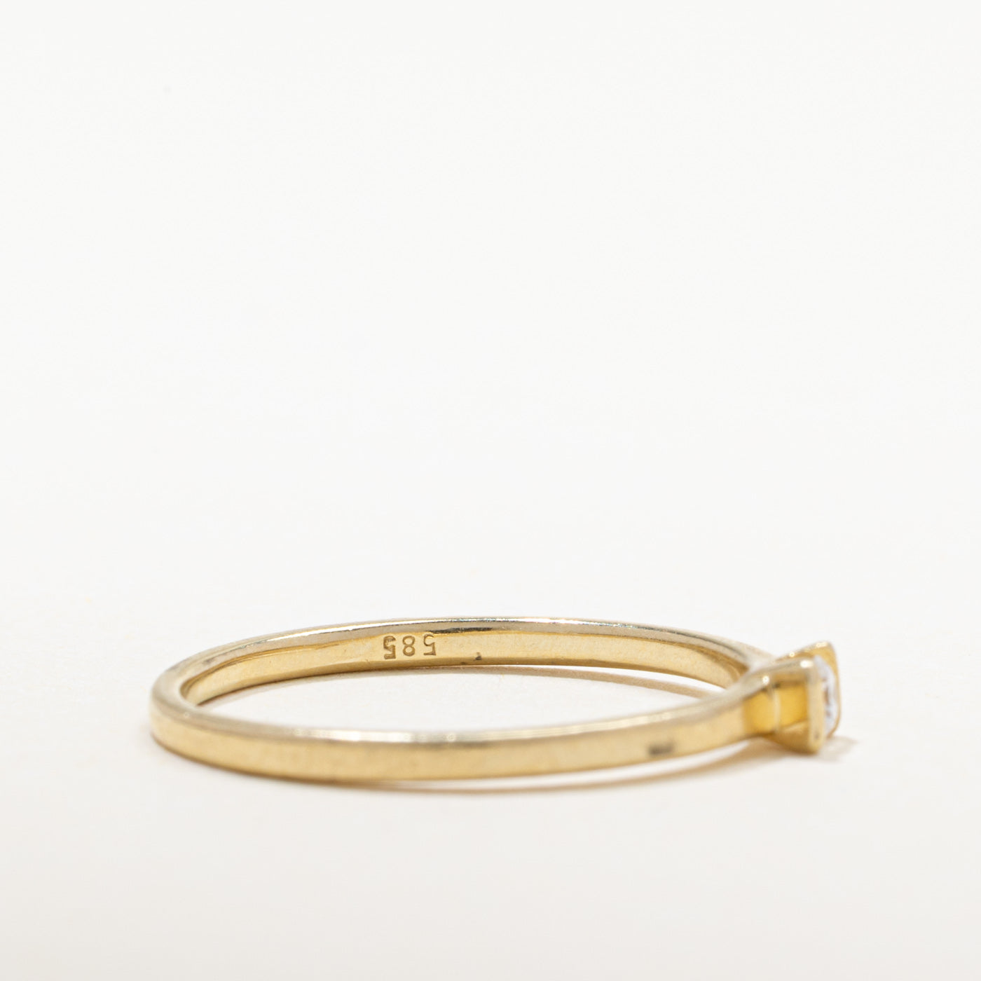 Tension Set Diamond Petite Ring | 0.07ct | SZ 7.5