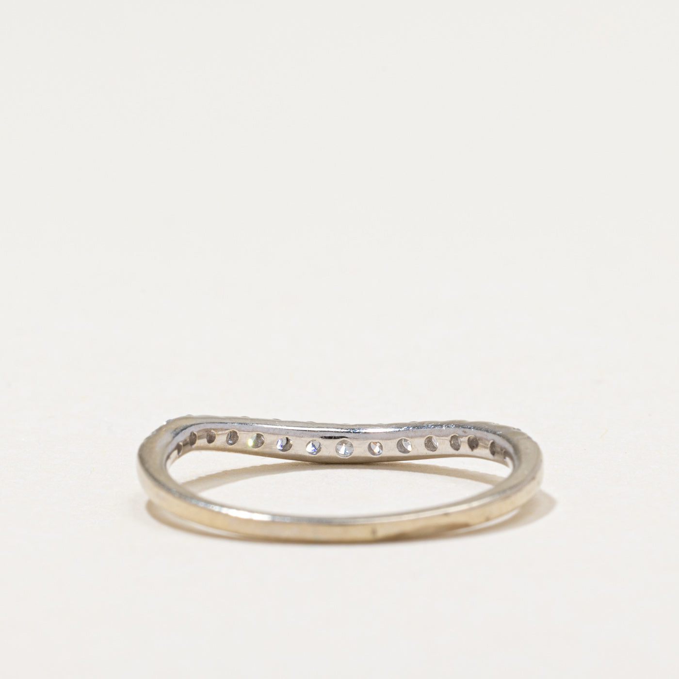 Semi Eternity Diamond Contour Band | 0.25ctw | SZ 5.25