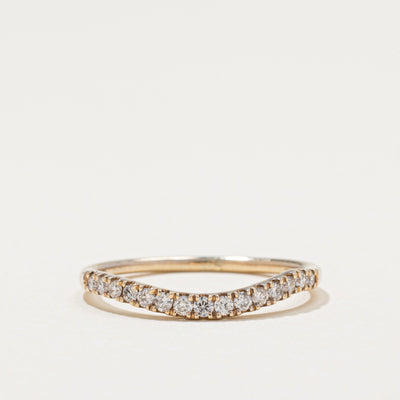 Semi Eternity Diamond Contour Band | 0.26ctw | SZ 8.5